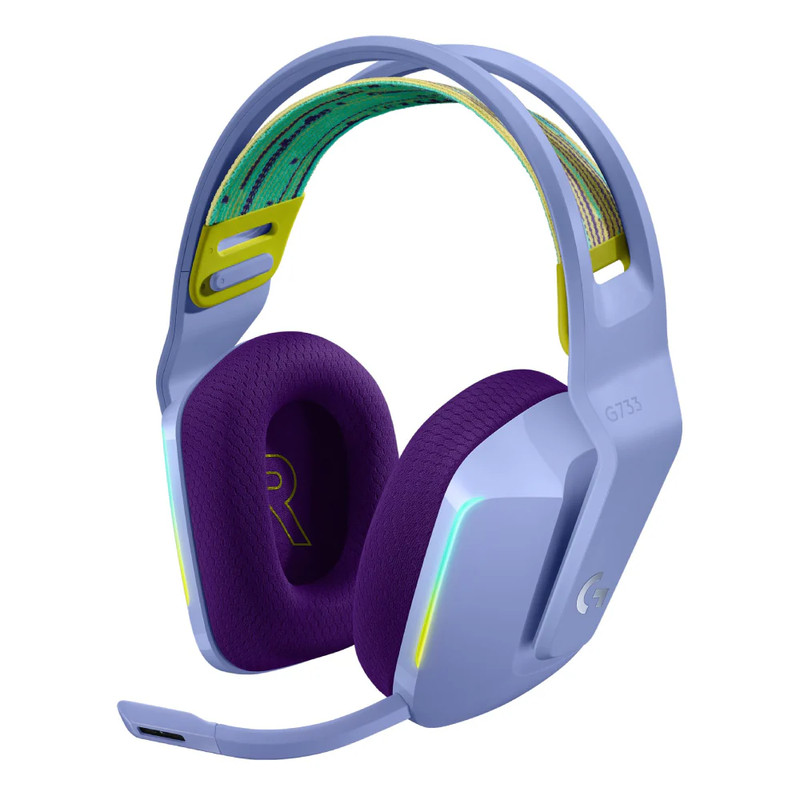 Logitech G733 Lightspeed Wireless RGB Gaming Headset - Purple - سماعة